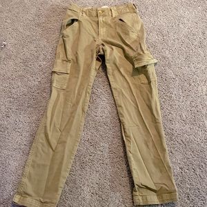 khaki/tan target jeans